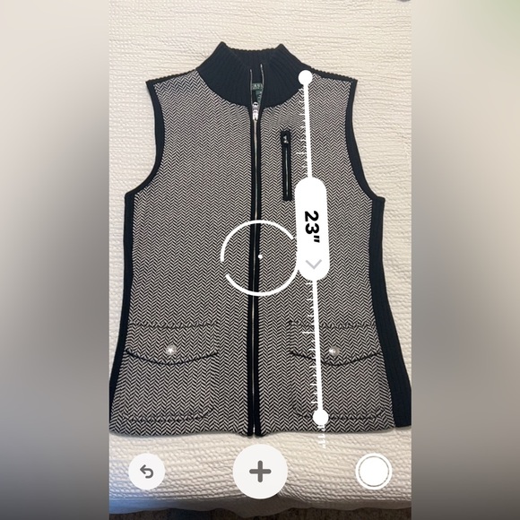 Ralph Lauren Knit Zippered Vest - Picture 6 of 7